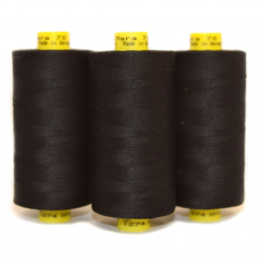 Mara 70's Machine Button Long Staple Spun Thread (100% Polyester)